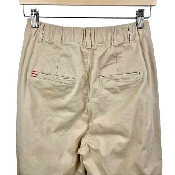 BDG Logan Tan Pleated High Waist Wide Leg Khaki Pants Size 2 - Picture 7 of 9